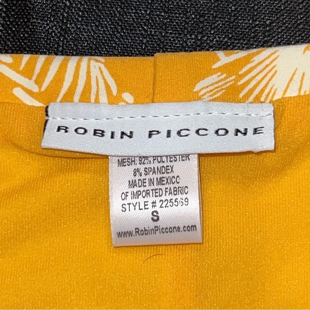 Robin Piccone High Waist Bikini Bottoms, yellow bikini bottom, bikini bottom - Picture 4 of 5